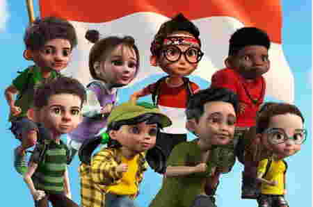 Film Animasi Indonesia - Merah Putih One For All