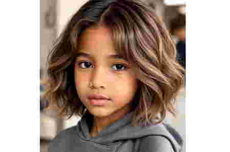 Model rambut anak perempuan sebahu