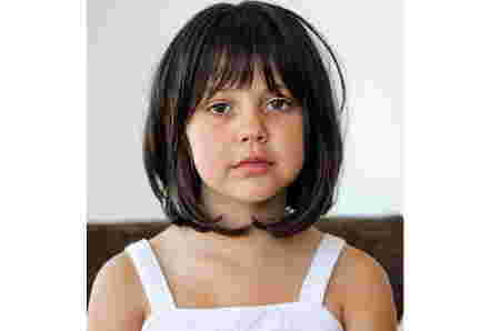 Model Rambut anak perempuan sebahu Bob A-Line