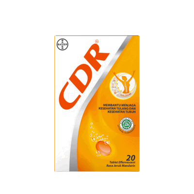 CDR Sweet Orange Tablet Effervescent kalsium ibu hamil