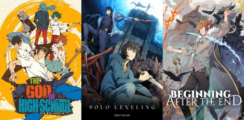 10 Rekomendasi Anime Adaptasi Manhwa Paling Populer