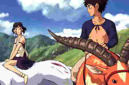 anime ghibli terbaik - Princess Mononoke