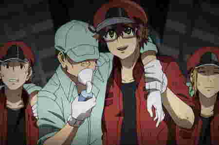 anime tema medis - Cells at Work! CODE BLACK