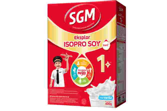 susu apa yang bagus untuk pencernaan anak - SGM Isopro Soy