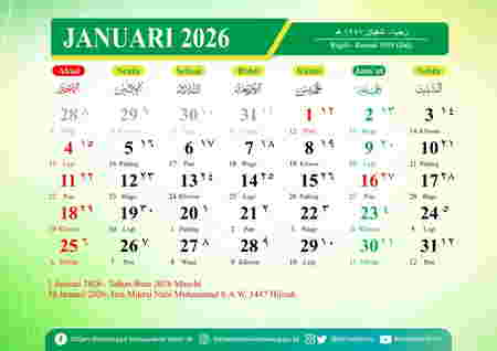 Kalender Jawa 2026