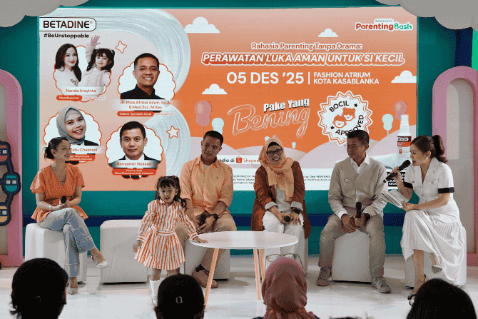 Anak Aktif, Orang Tua Tenang:  Era Baru Rawat Luka dengan Betadine Bening Antiseptik