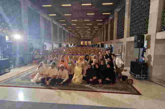 Sahur Jadi Fondasi Kuat Puasa Seharian, Energen Gelar Kajian Ramadan di Masjid Istiqlal