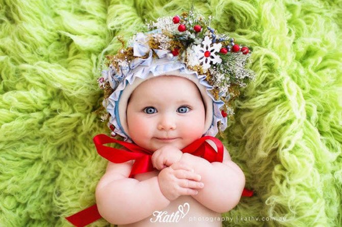 10 ภาพทารกน่ารักๆ ในชุดซานตาคลอส ต้อนรับเทศกาลคริสต์มาส