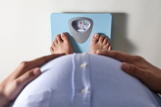 น้ำหนักตัวคนท้อง