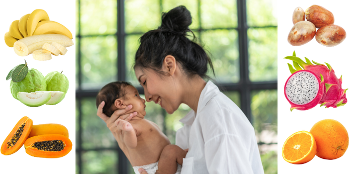 10 ผลไม้หลังคลอด แม่ลูกอ่อน แม่ให้นมลูกกินผลไม้อะไรได้บ้าง