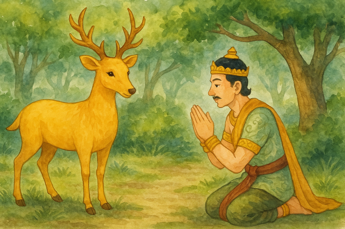 นิทานชาดก พญากวางทอง