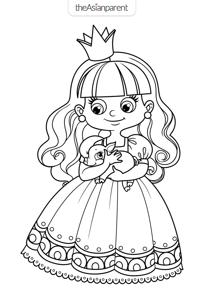 ภาพระบายสีเจ้าหญิง