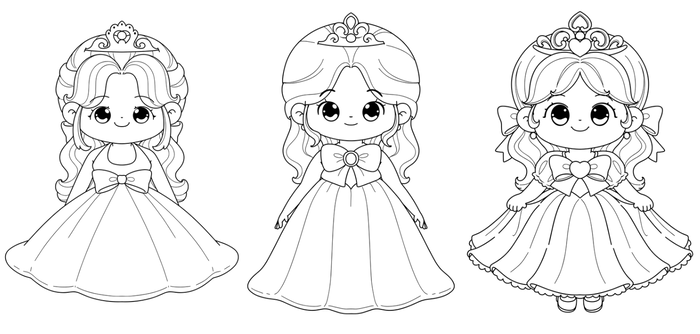 ภาพระบายสีเจ้าหญิง