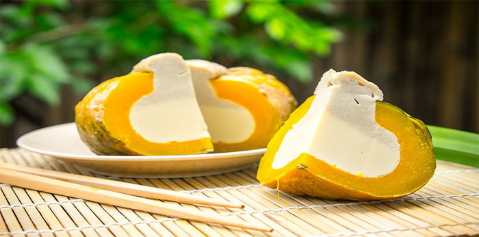 สังขยาฟักทอง ของหวานแสนอร่อย สูตรหวานน้อย ทำง่าย ทานได้ทั้งครอบครัว