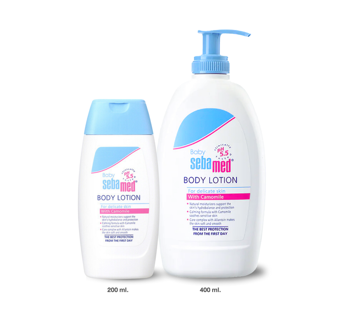 BABY SEBAMED LOTION: โลชั่นบำรุงผิวบางเบา ซึมซาบเร็ว