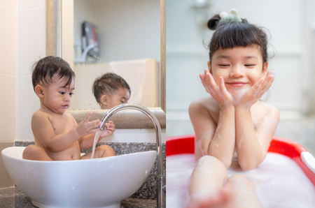 toddler touching private parts