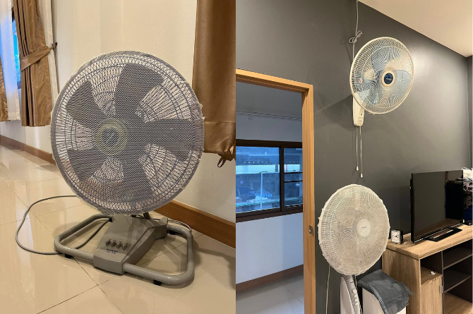 ตาข่ายคลุมพัดลม