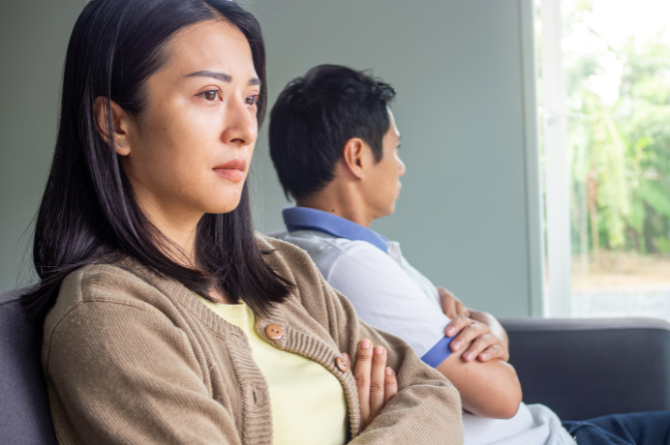 เครียดจากสามี