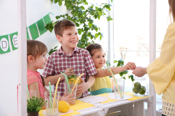 ไอเดียหารายได้สำหรับเด็ก 