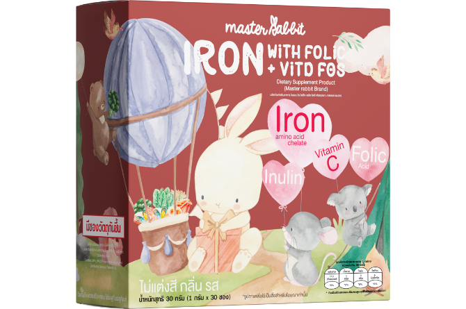 Master Rabbit Iron With Folic + Vit D Fos