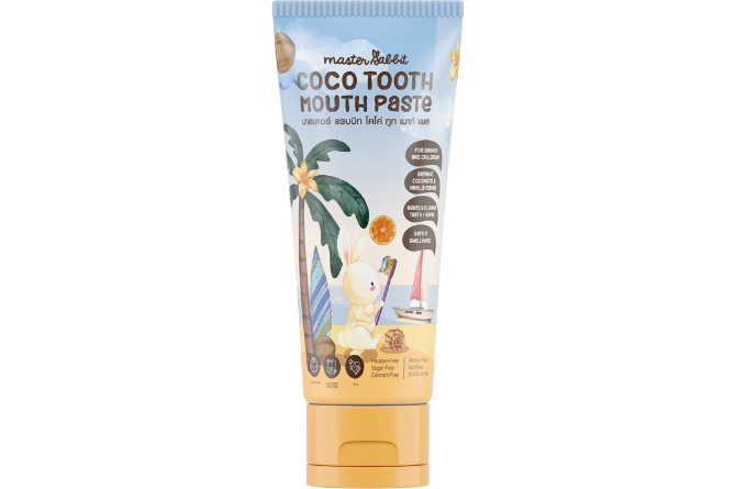 ยาสีฟันเด็ก Master Rabbit Coco Tooth Mouth Paste