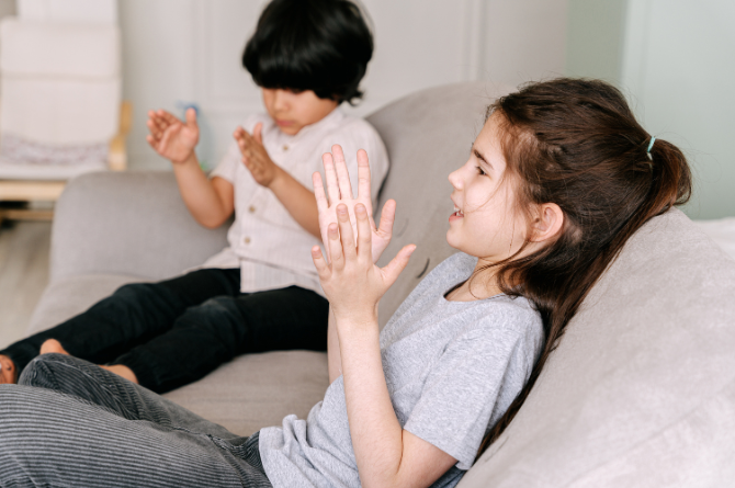 เด็กที่จับจังหวะเก่ง