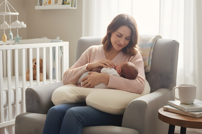 หมอนรองให้นม สิ่งจำเป็นหลังผ่าคลอด