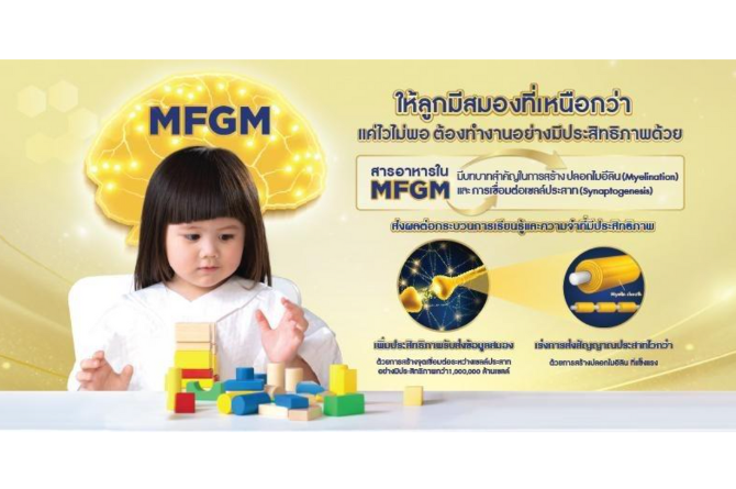 นมแม่ที่มี MFGM 