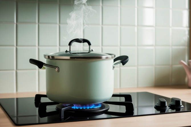 สีของเปลวไฟเตาแก๊ส