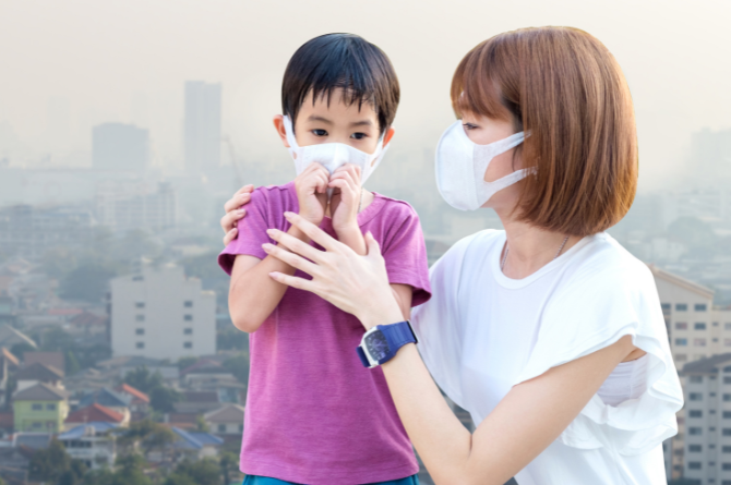 ฝุ่น pm2.5 เลือดกำเดาไหล