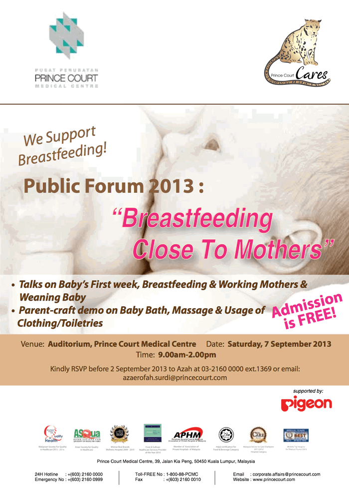 Acara 'Public Breastfeeding Forum'
