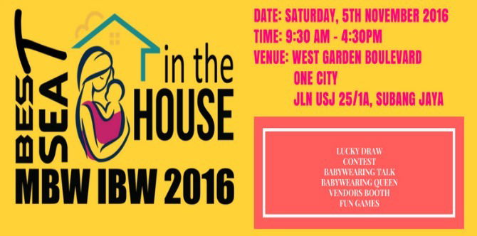 International Babywearing Week by Malaysian Babywearers