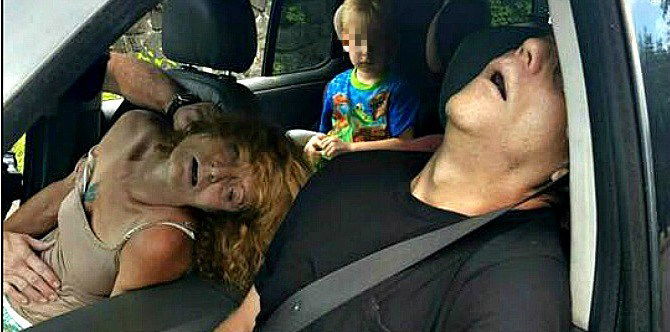 Gambar viral seorang kanak-kanak mangsa dadah di Amerika