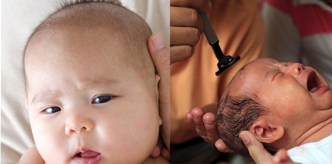 Tak Perlu Sayang Potong Rambut, 5 Kelebihan Mencukur Rambut Bayi Lebih Awal