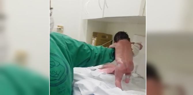 Video Bayi Berjalan Tular Di Laman Socmed, Padahal Dia Baru Saja Dilahirkan Ibunya