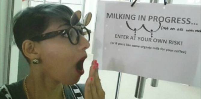 Proses Mengepam Susu Sedang Berjalan - Masuk dan Tanggung Risiko Sendiri!