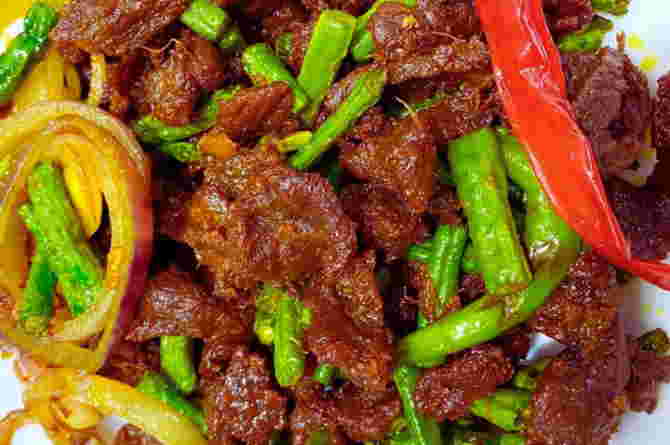 daging goreng kunyit