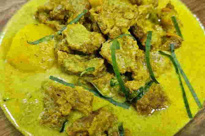 daging salai masak lemak cili api