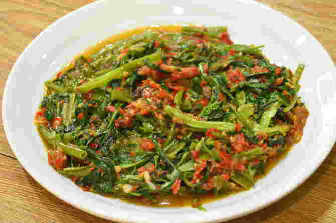 kangkung belacan