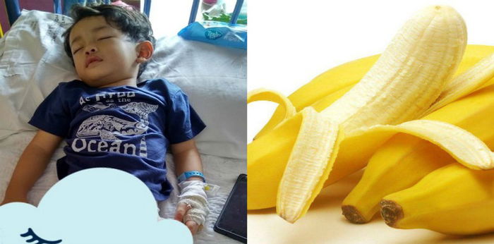 Sebab Pisang, Haziq Tak Boleh Kencing, Usus Bengkak & Hampir Dibedah!
