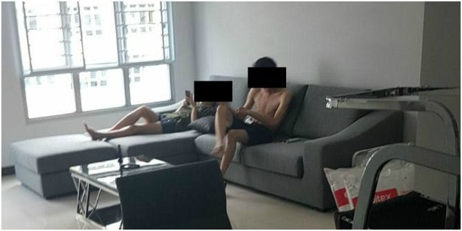 Wife catches husband with friend in new flat and does THIS!