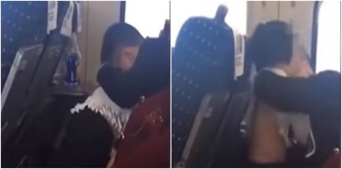 5-Year-Old girl allegedly molested by father on train in full view of public