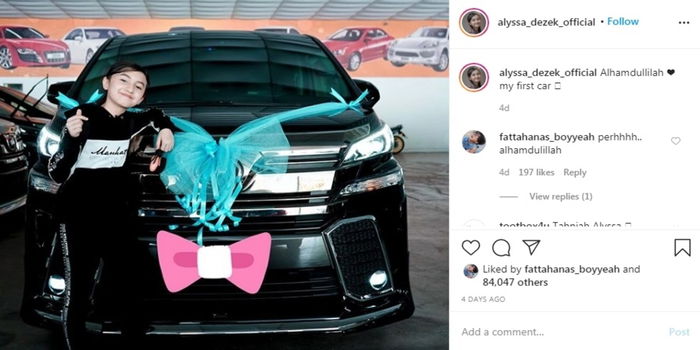 Gadis Youtube Beli Vellfire Pada Usia 12 Tahun, Ibu Bapa Pula Dituduh Tumpang Senang