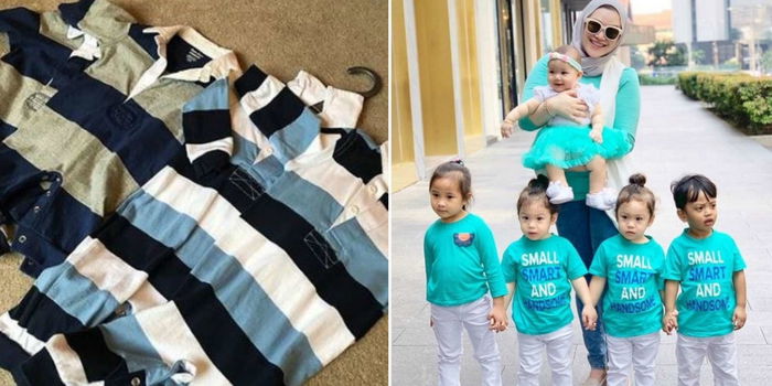 Ada Hikmahnya Pakaikan Anak Baju Sedondon @ Boria, Bila Jauh Ibu Senang Nak Cam!