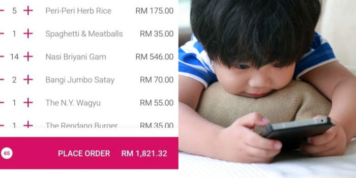 Kerana Terlalu Lapar, Anak Saudara Wanita Ini Buat Pesanan Makanan Online Cecah RM1,800!