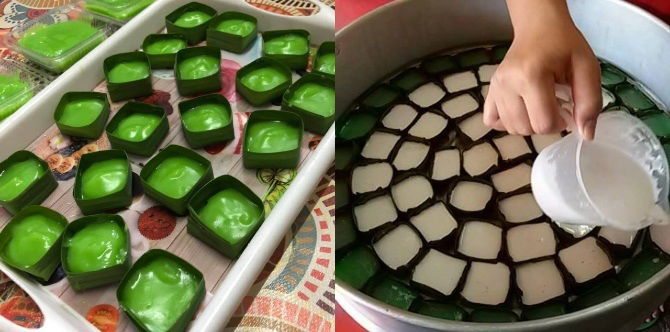 Resepi Kuih Tepung Pelita Sedap Sukatan Cawan, Penuh Rasa Berlemak & Harum Pandan