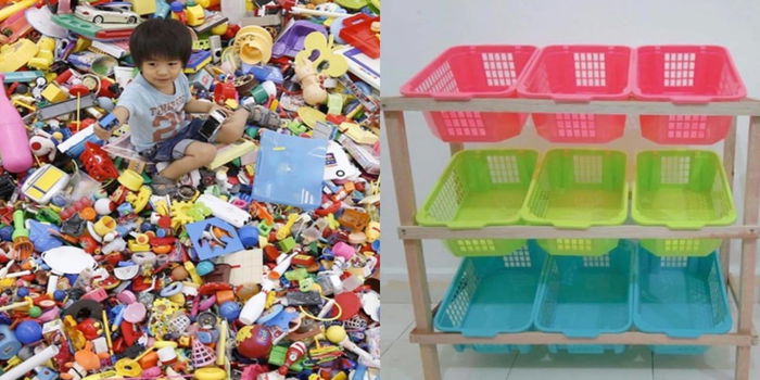 Buat Sendiri Rak Mainan Anak, Modal Tak Sampai RM30, Rumah Pun Kemas!