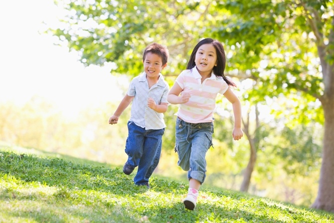 healthy children