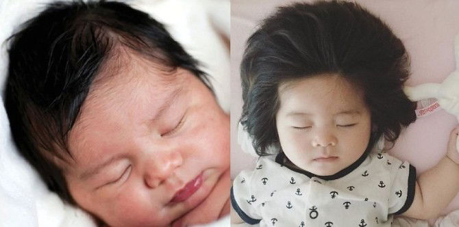 Amalkan Makanan Ini Ketika Hamil Jika Ibu Ingin Bayi Lahir Dengan Rambut Lebat & Sihat!
