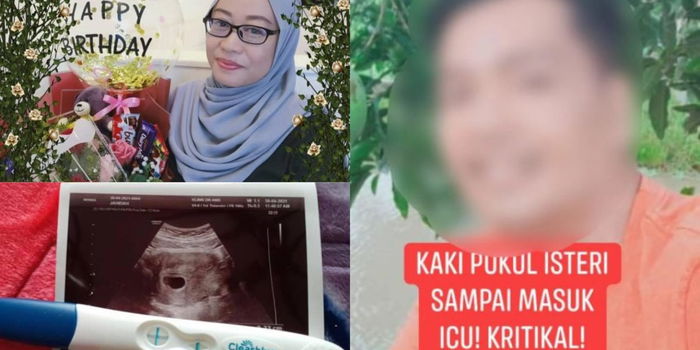 Suami Neraka, 'Belasah' Isteri Hamil Anak Sulung Sampai Koma & Retak Tulang Belakang
